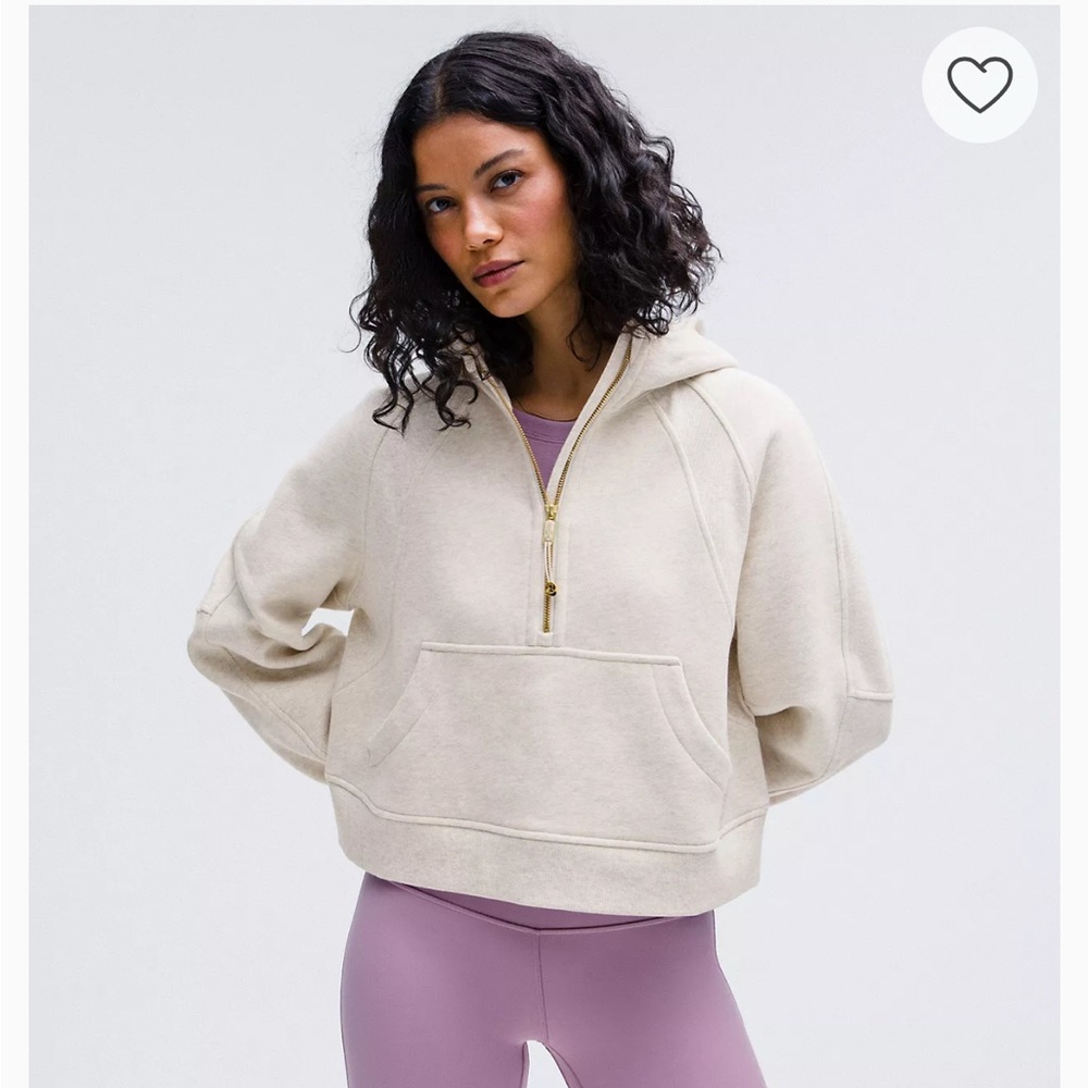 Scuba Oversized Half-Zip Hoodie
